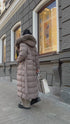 Long coat "CLIMATE ZONE" FC7529 - cappuccino